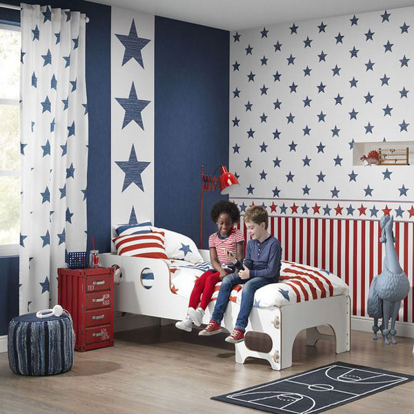 Star wallpaper bedroom polizdetroit